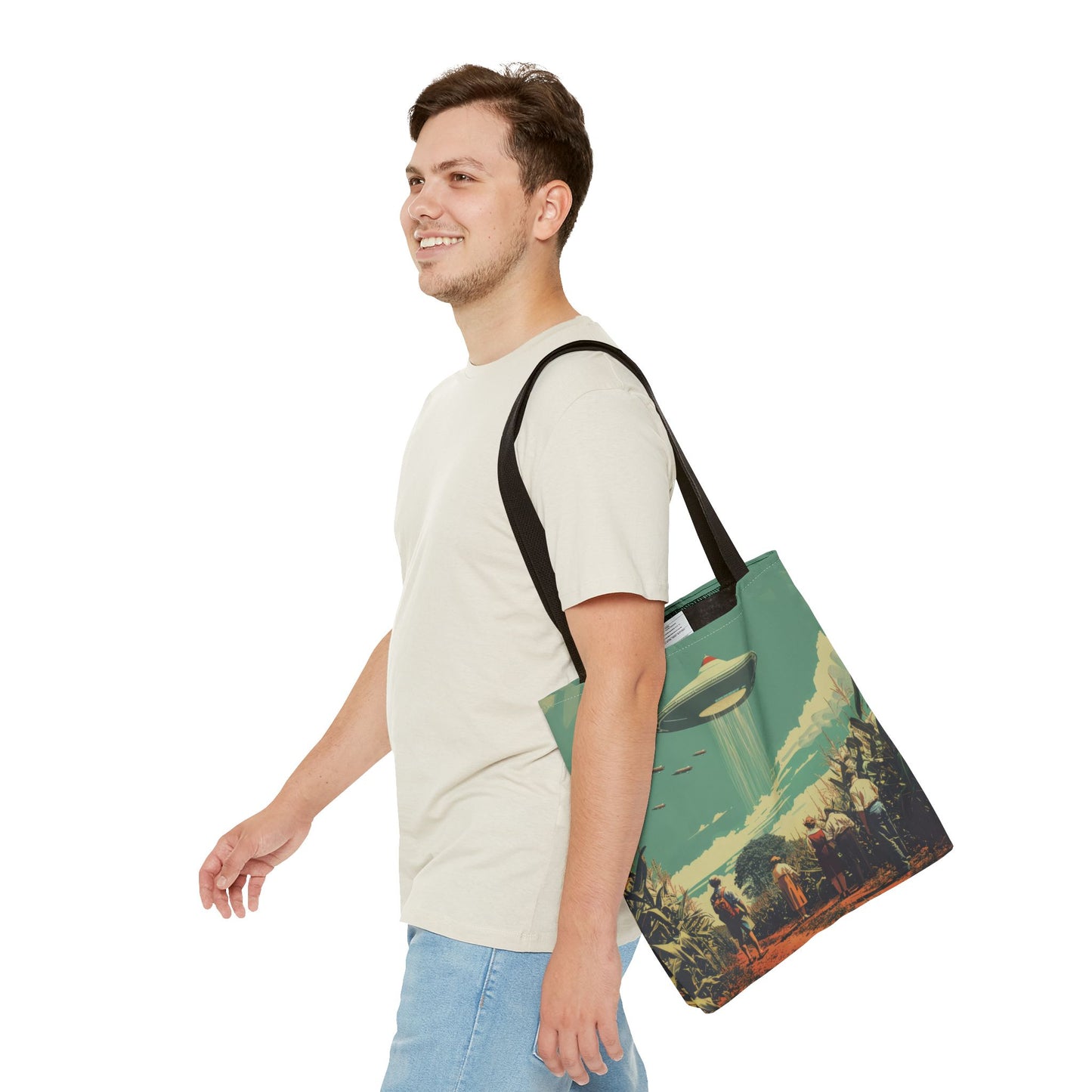 Alien Arrival - Tote Bag (AOP)