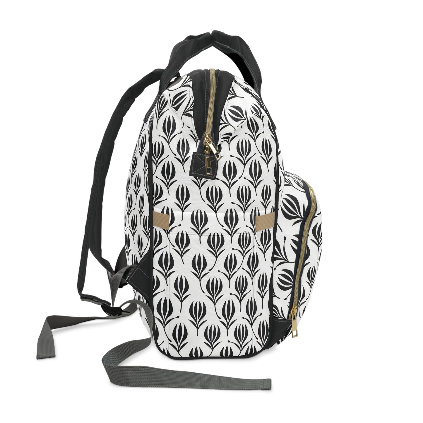 Multifunctional Monochrome Tulip Backpack for Every Adventure