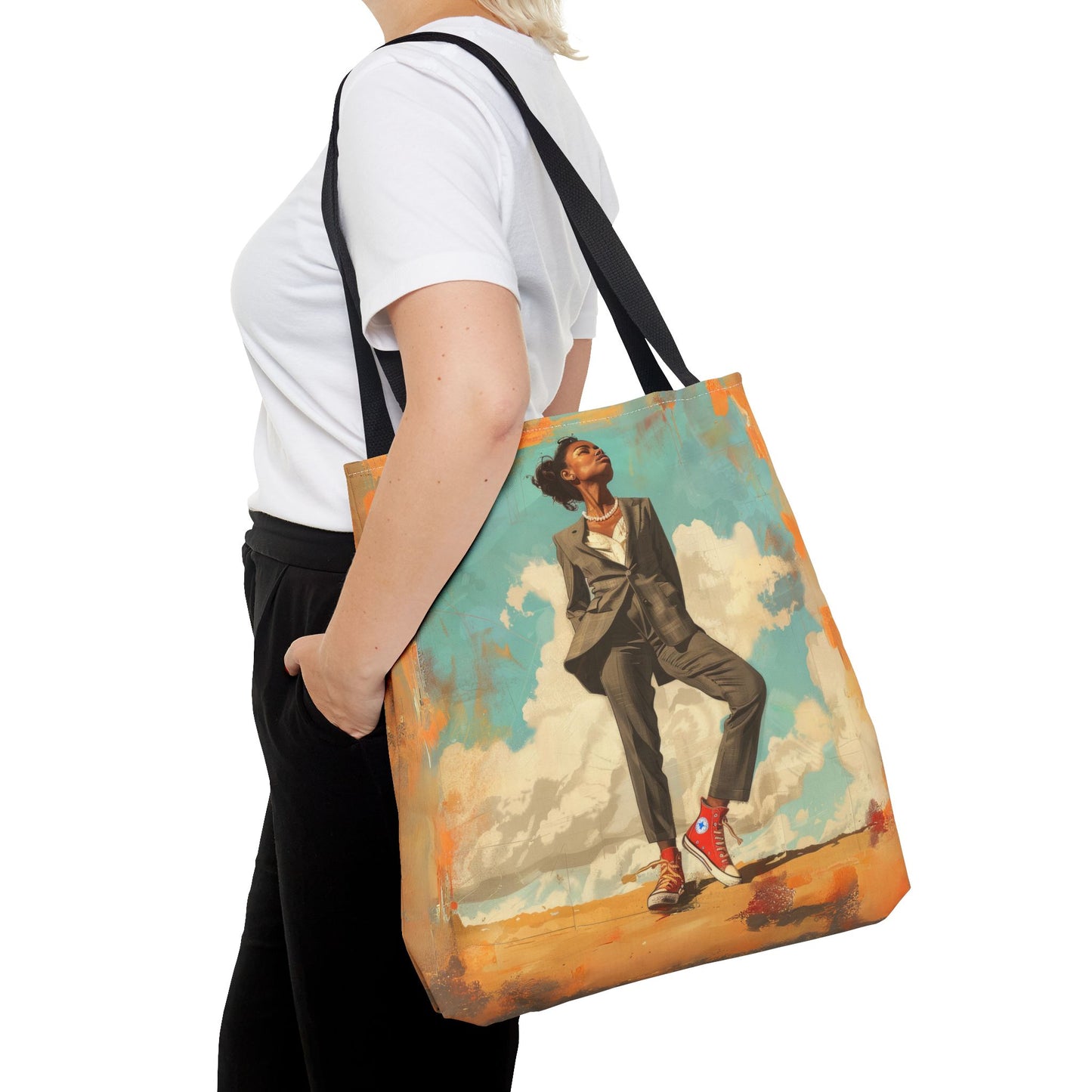Pearls and Chucks - Tote Bag