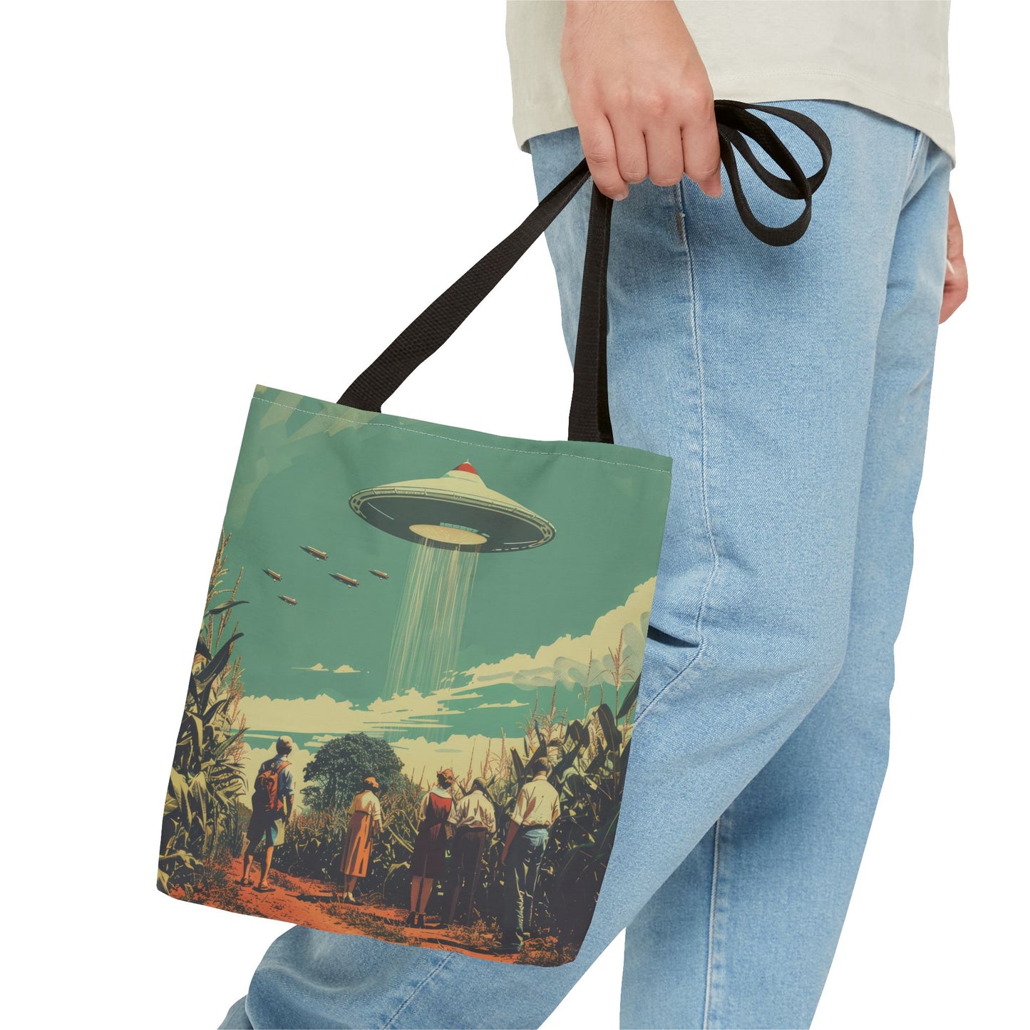 Alien Arrival - Tote Bag (AOP)