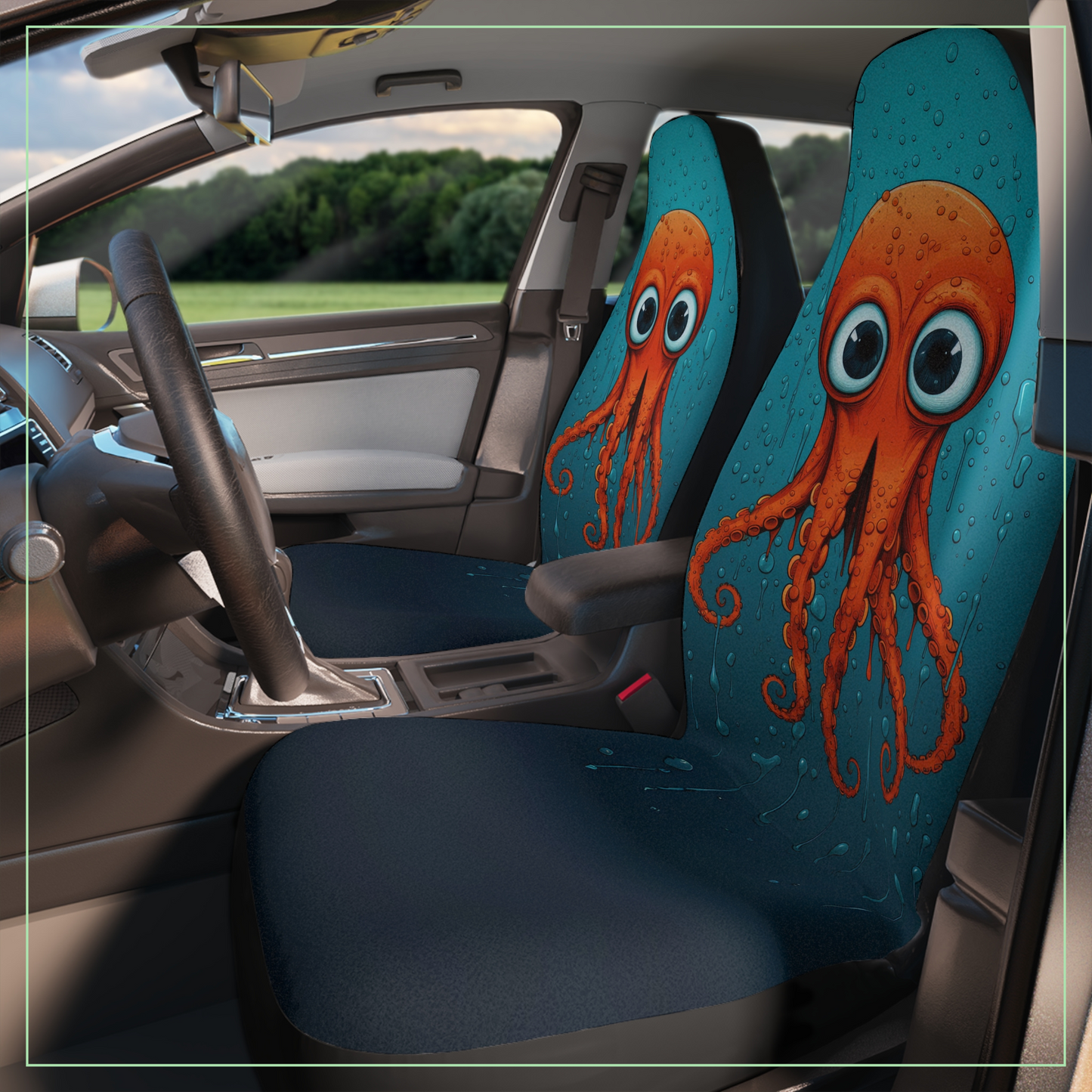 Quirky Octopus Car Seat Covers