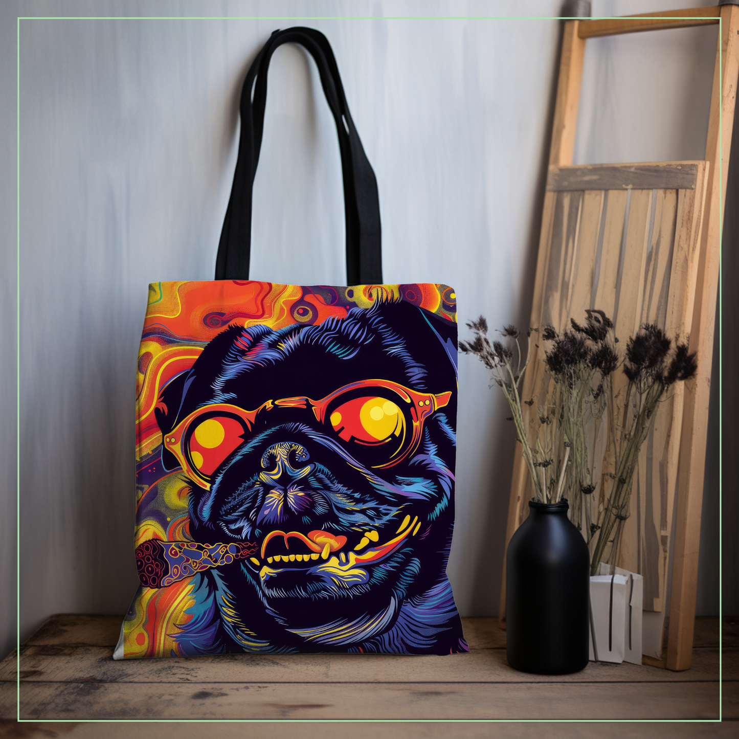 Dope - Pug Tote Bag Collection