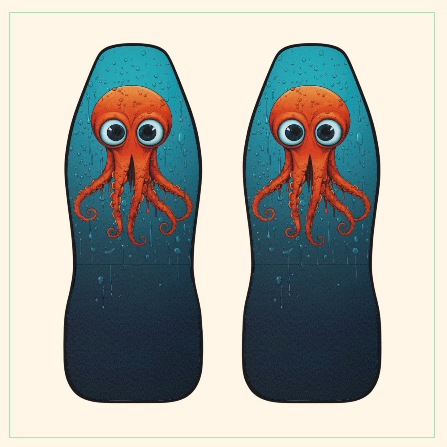 Quirky Octopus Car Seat Covers