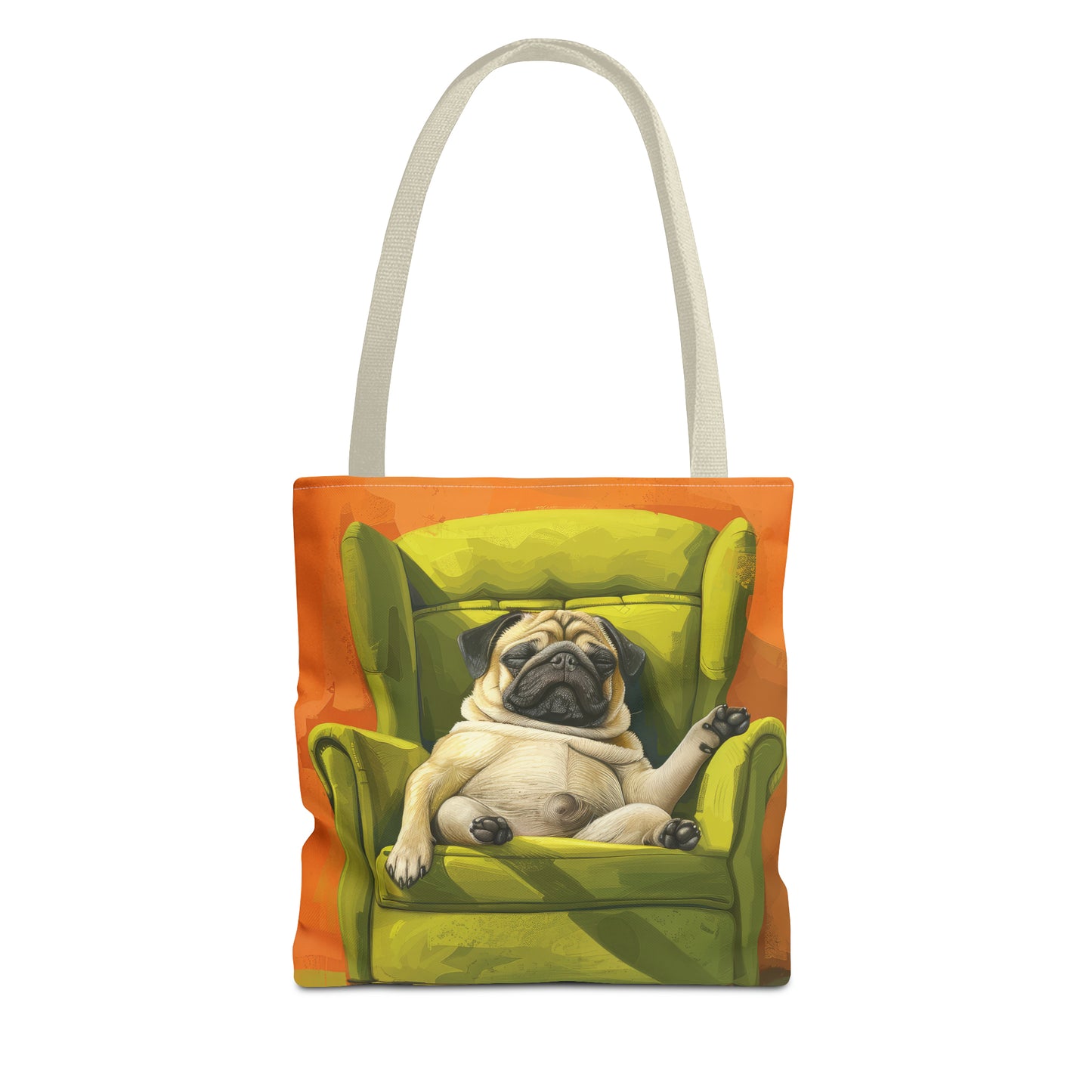 Nap King Pug - Pug & Chill Tote Bag Collection
