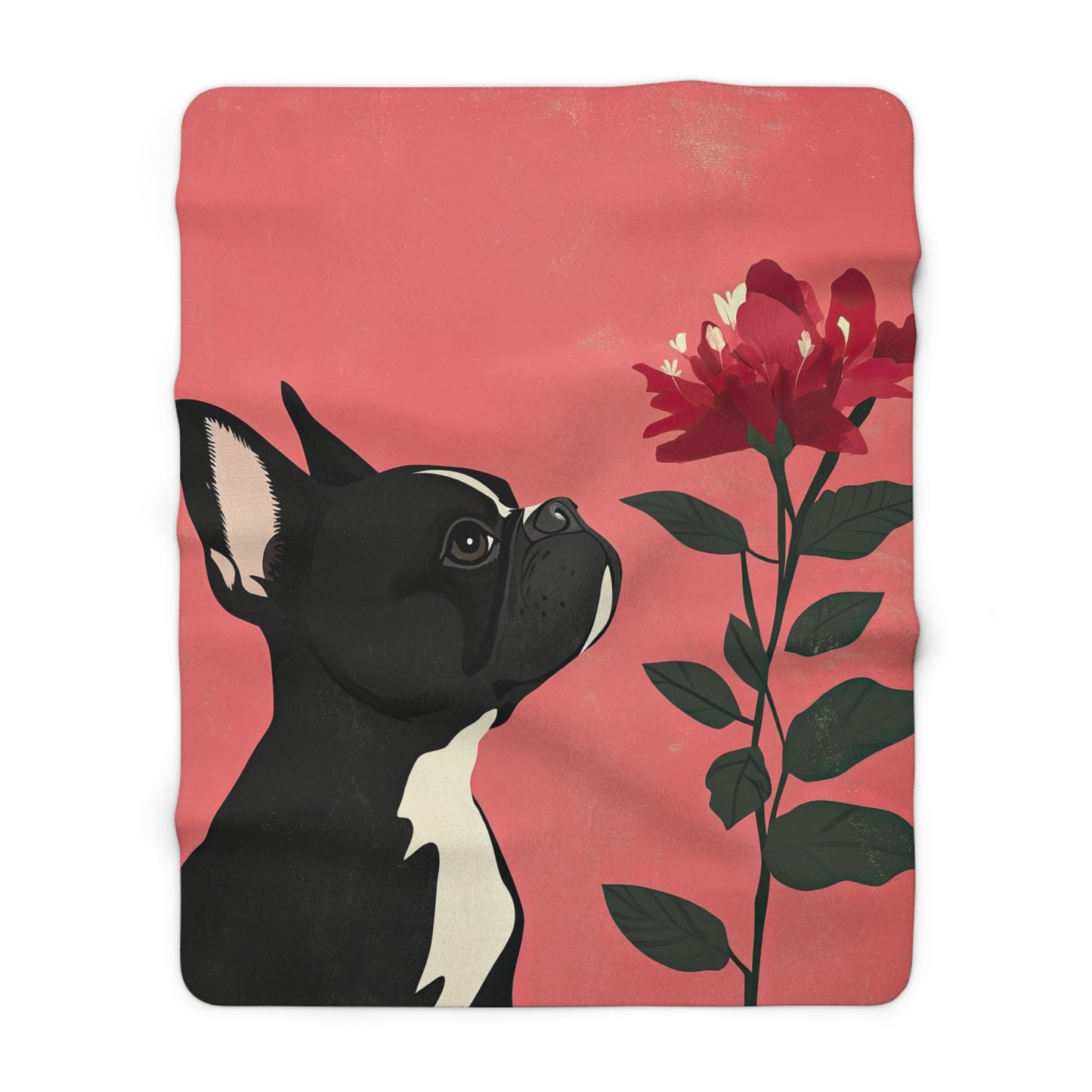 Frenchie & Bloom - Frenchie Sherpa Fleece Blanket