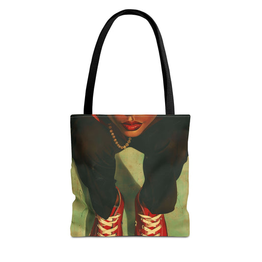 Pearls, Suit and Sneakers - Tote Bag