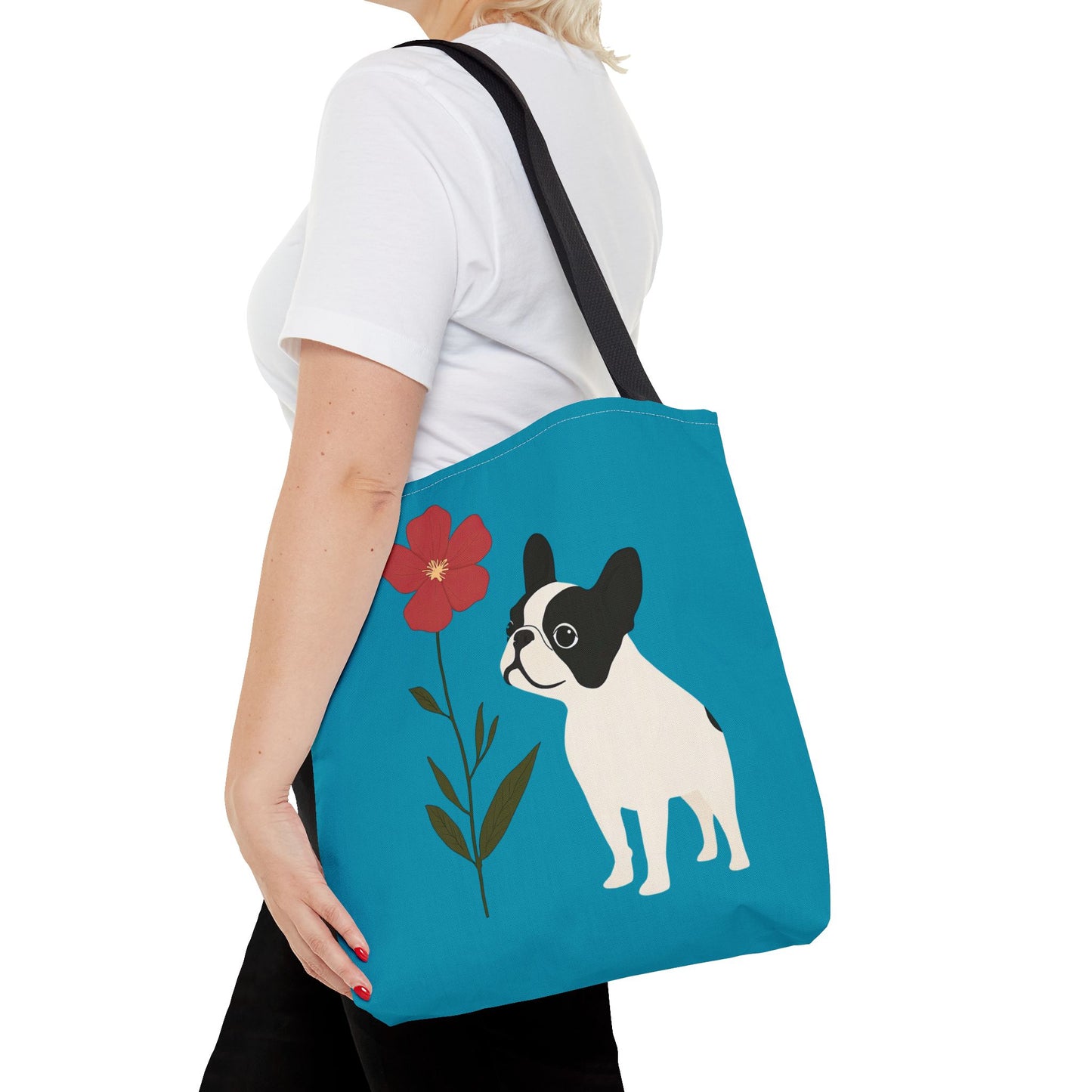 Curious - French Bulldog Tote Bag