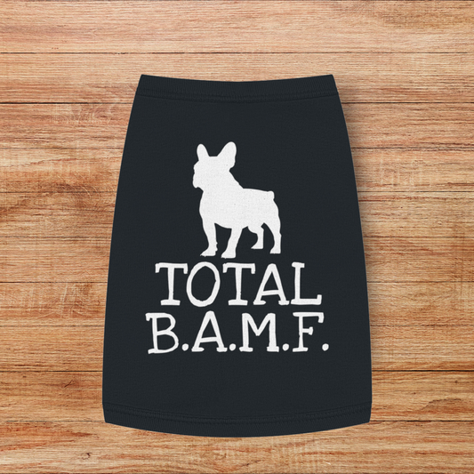 Total BAFM [French Bulldog version] - Pet Tank Top [black]