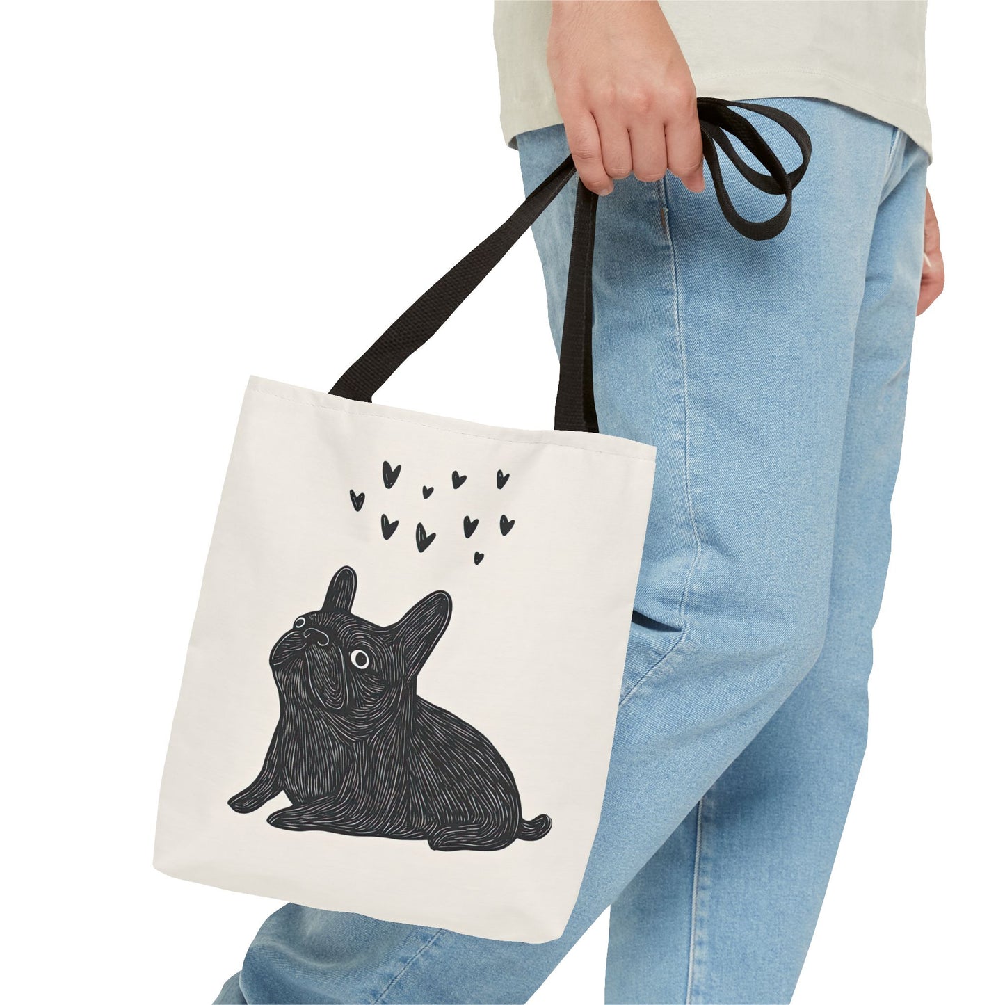 Frenchie Love - French Bulldog Tote Bag