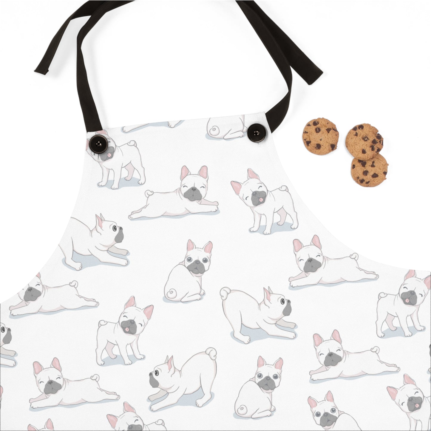 Stretches and Snuggles - French Bulldog Apron