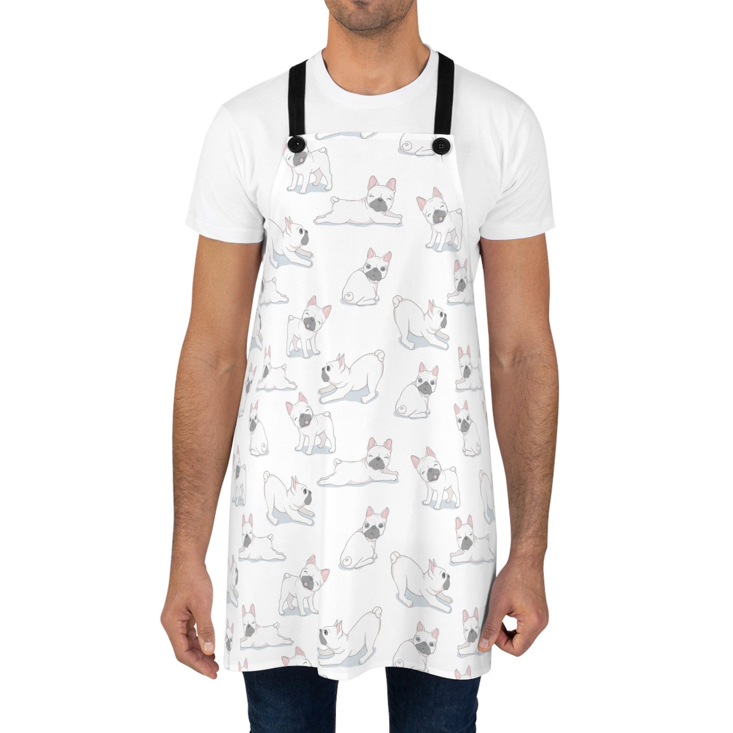 Stretches and Snuggles - French Bulldog Apron