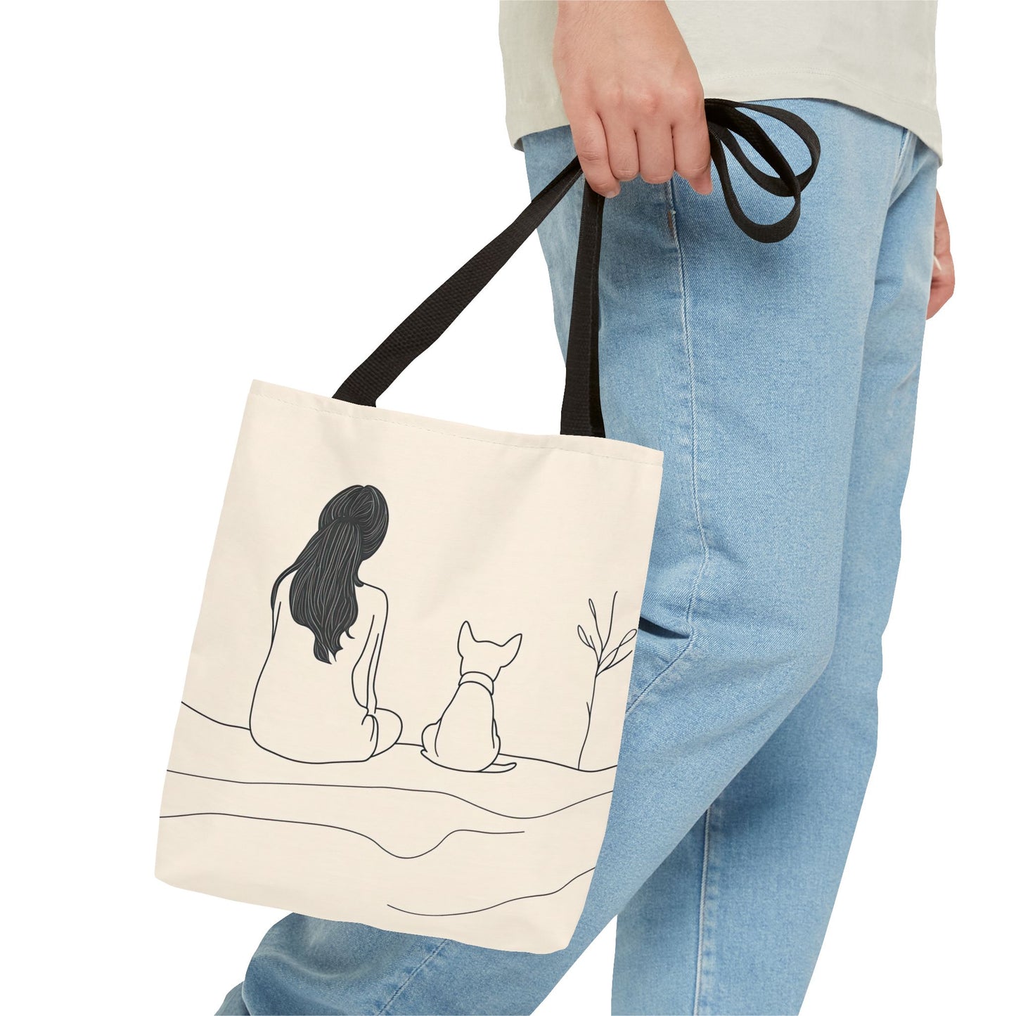 Quiet Moments - French Bulldog Tote Bag