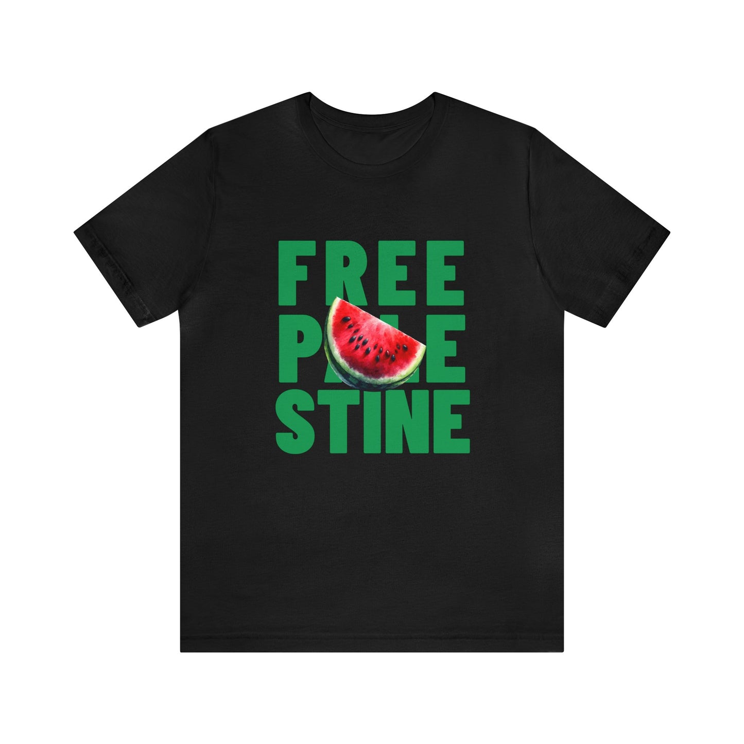 Free Palestine Water Melon T-shirt - Pro Palestine Collection