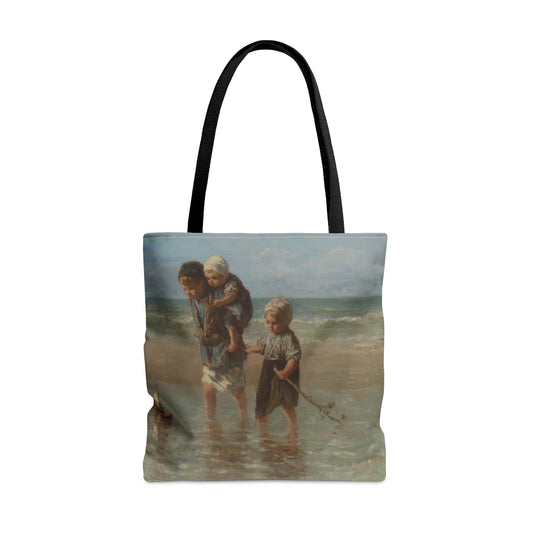 Art Tote Bag - Famous Painting Print from Dutch Painter Jozef Israels