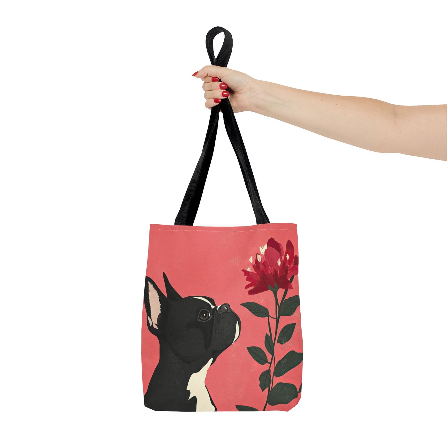 Frenchie Bloom - French Bulldog Tote Bag