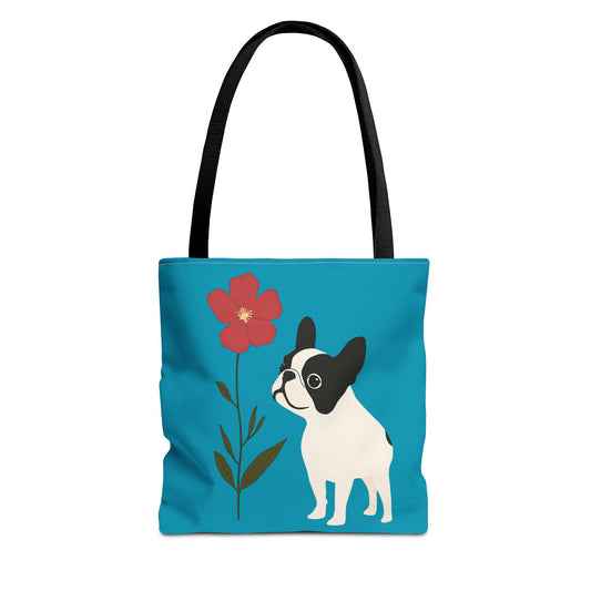 Curious - French Bulldog Tote Bag