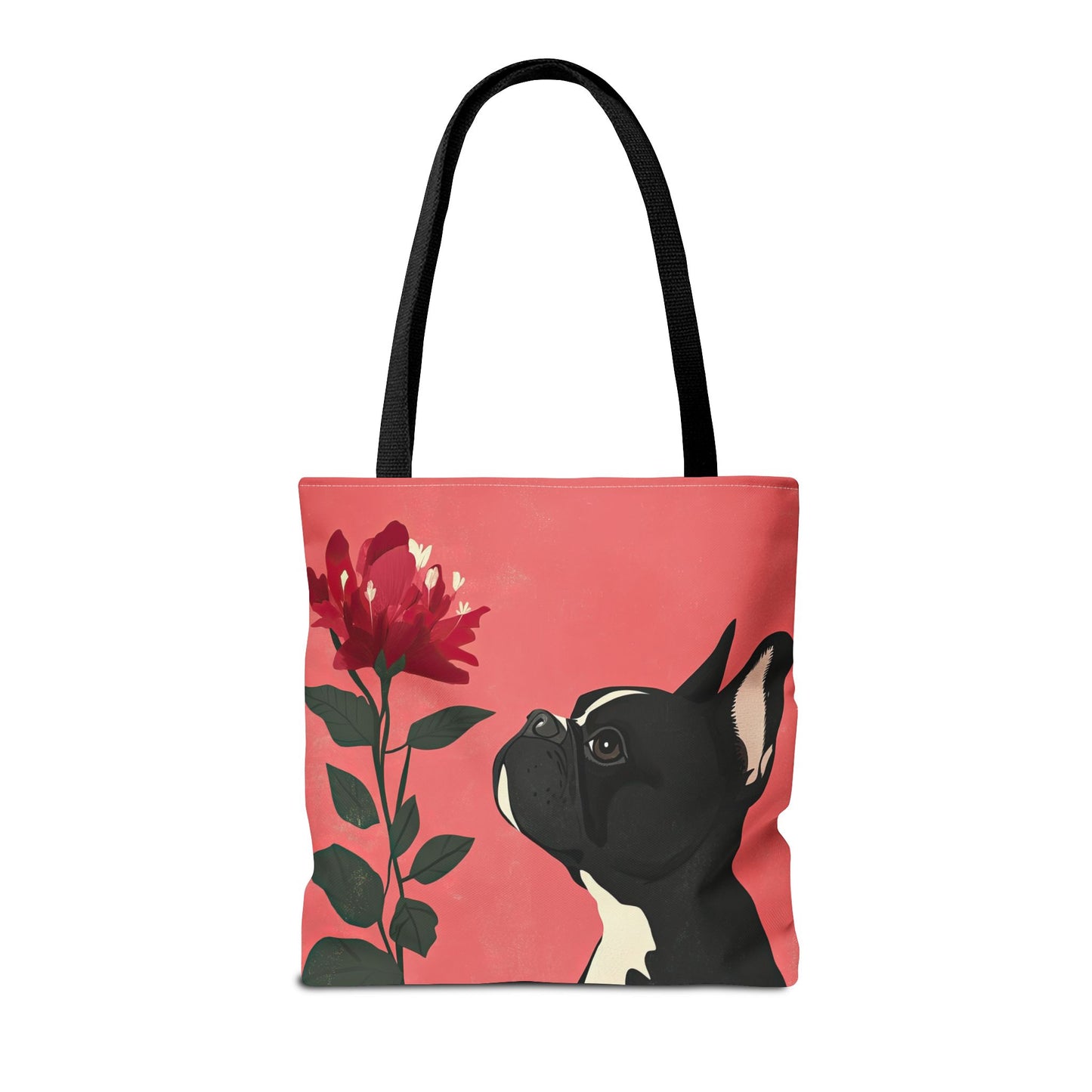 Frenchie Bloom - French Bulldog Tote Bag