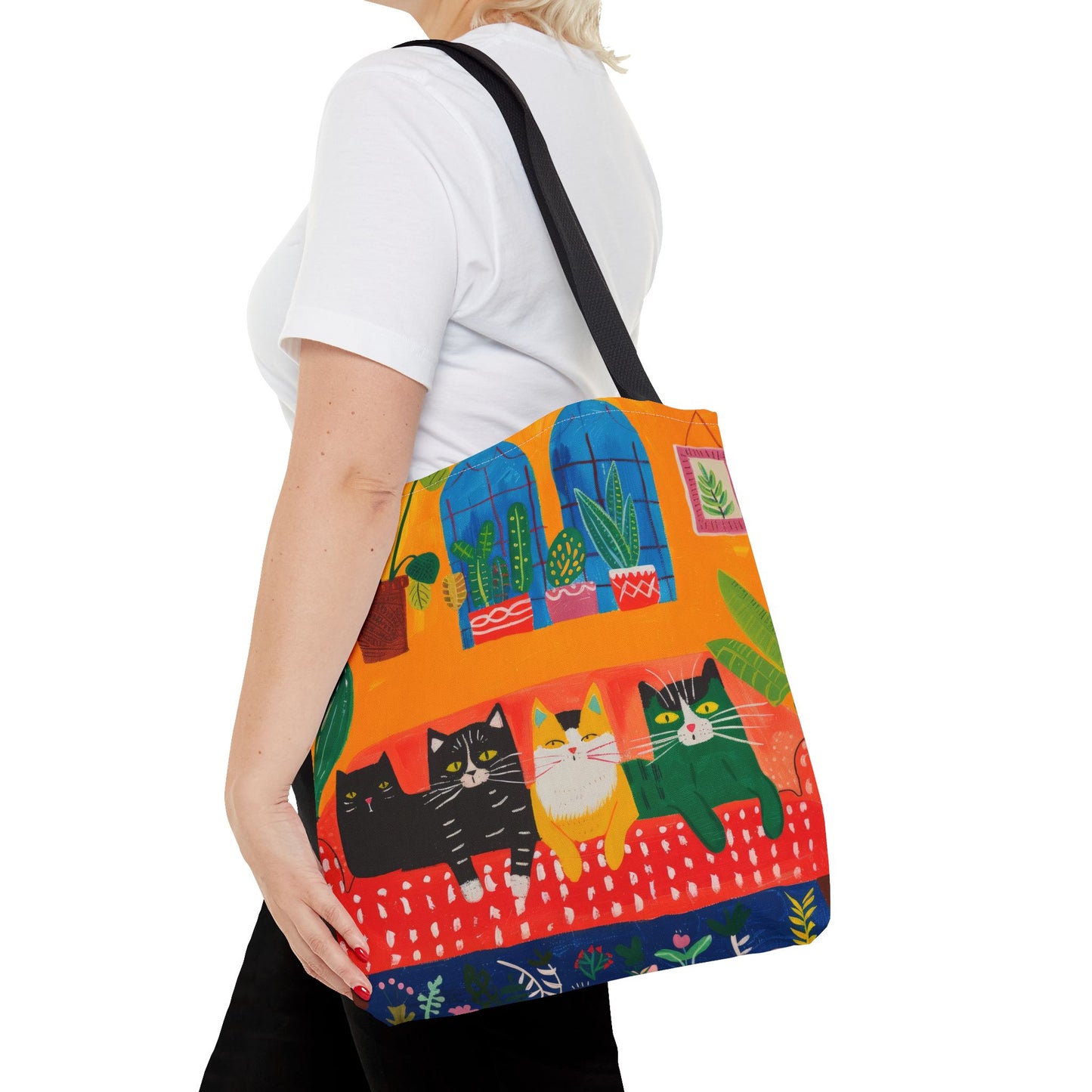 Cozy Cats Tote Bag (AOP)