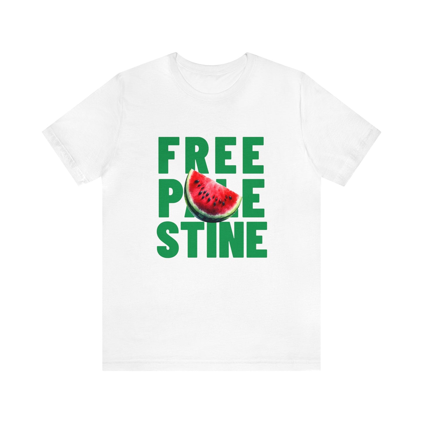 Free Palestine Water Melon T-shirt - Pro Palestine Collection