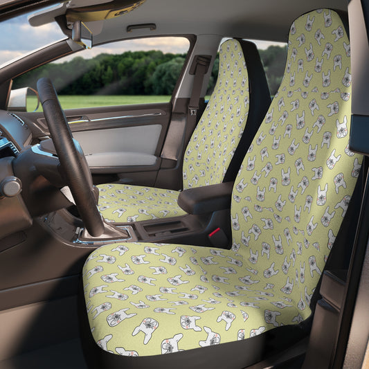 Sunny French Bulldog -  Car Seat Covers