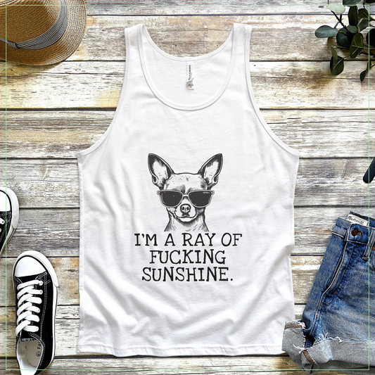 I'm a Ray of F*cking Sunshine Chihuahua Tank Top