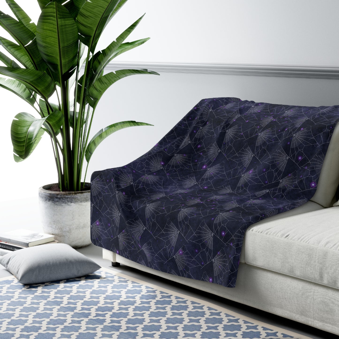 Celestial Webs - Sherpa Fleece Blanket