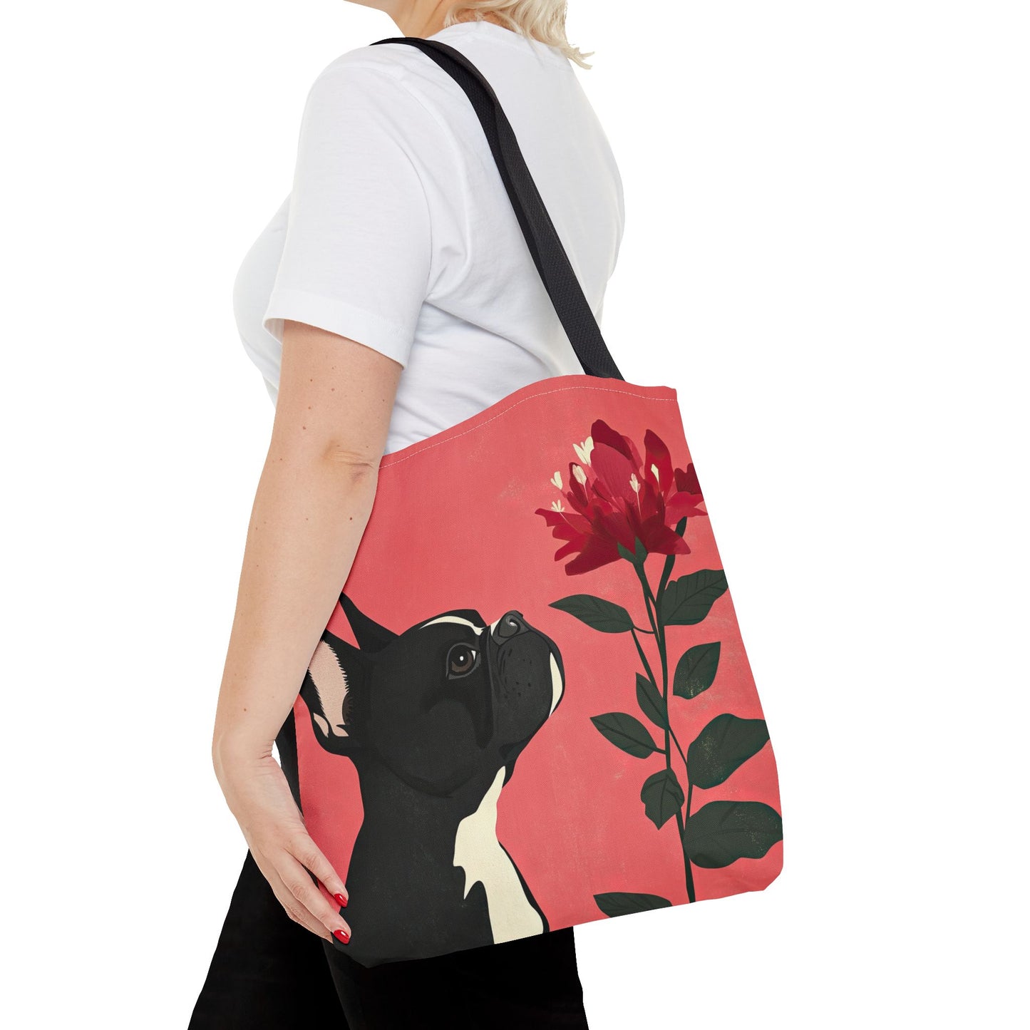 Frenchie Bloom - French Bulldog Tote Bag