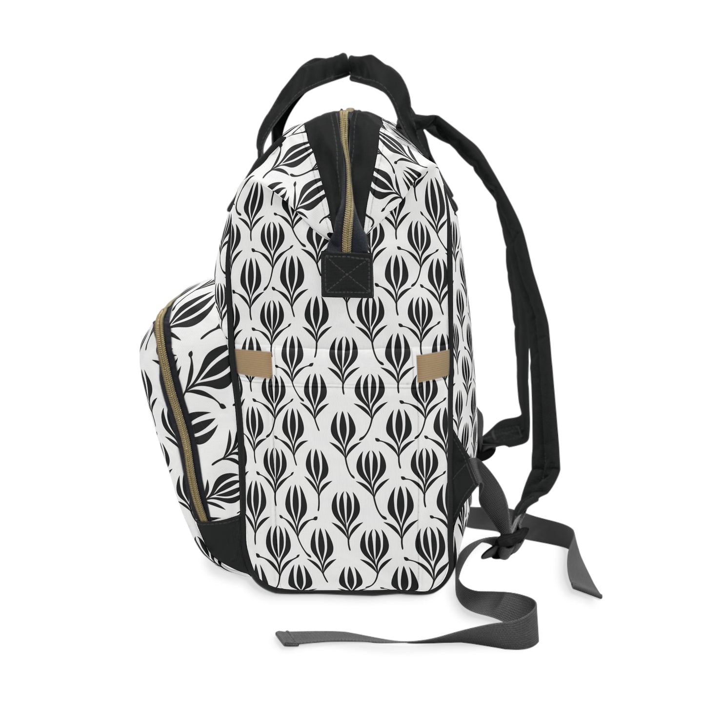 Multifunctional Monochrome Tulip Backpack for Every Adventure