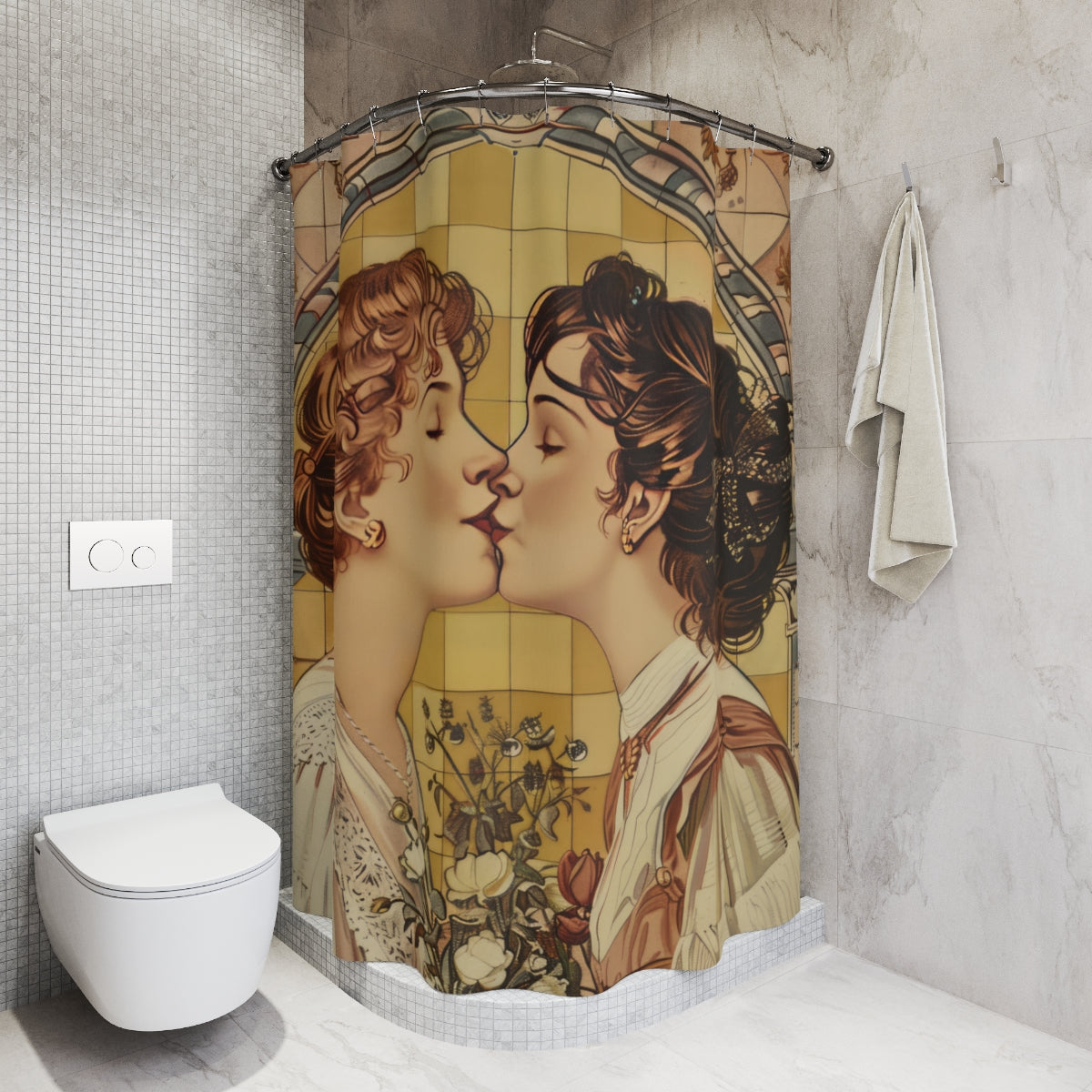 Copper Curls and Classic Kiss  - Vintage Queer Love Collection