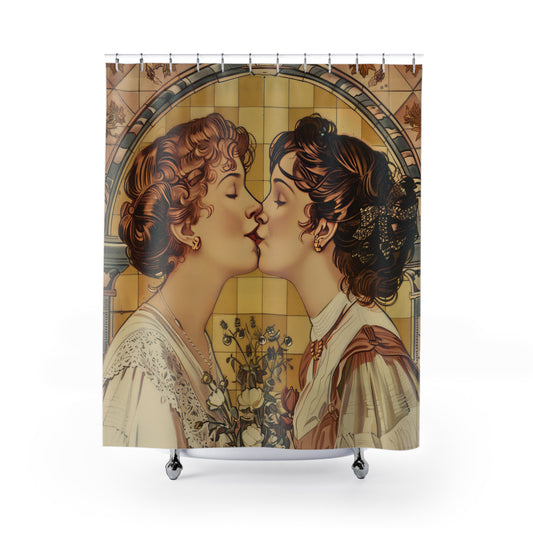 Copper Curls and Classic Kiss  - Vintage Queer Love Collection