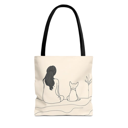 Quiet Moments - French Bulldog Tote Bag