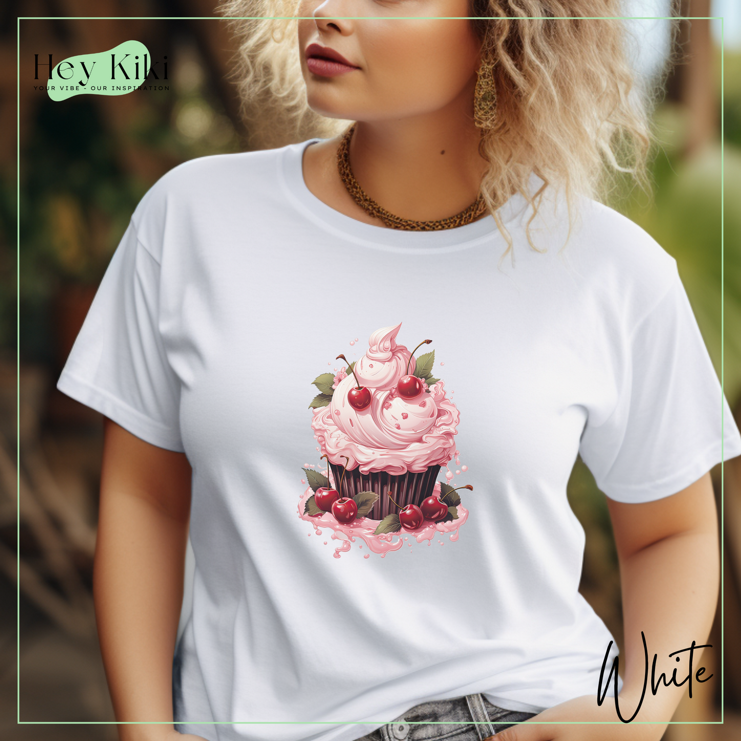 Sweet Surprise: Cherry Cupcake Tee