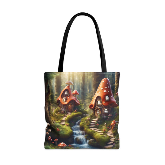 Magical Mushroom Houses -  Tote Bag