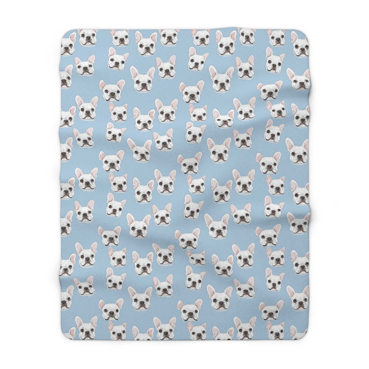 Blanket Blue Pattern Sherpa Fleece Blanket