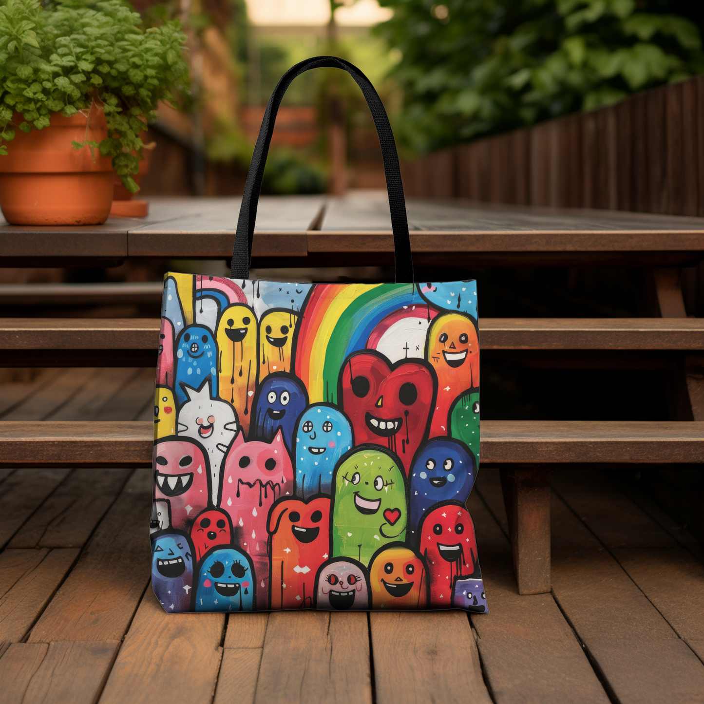 Happy Vibes - Tote Bag