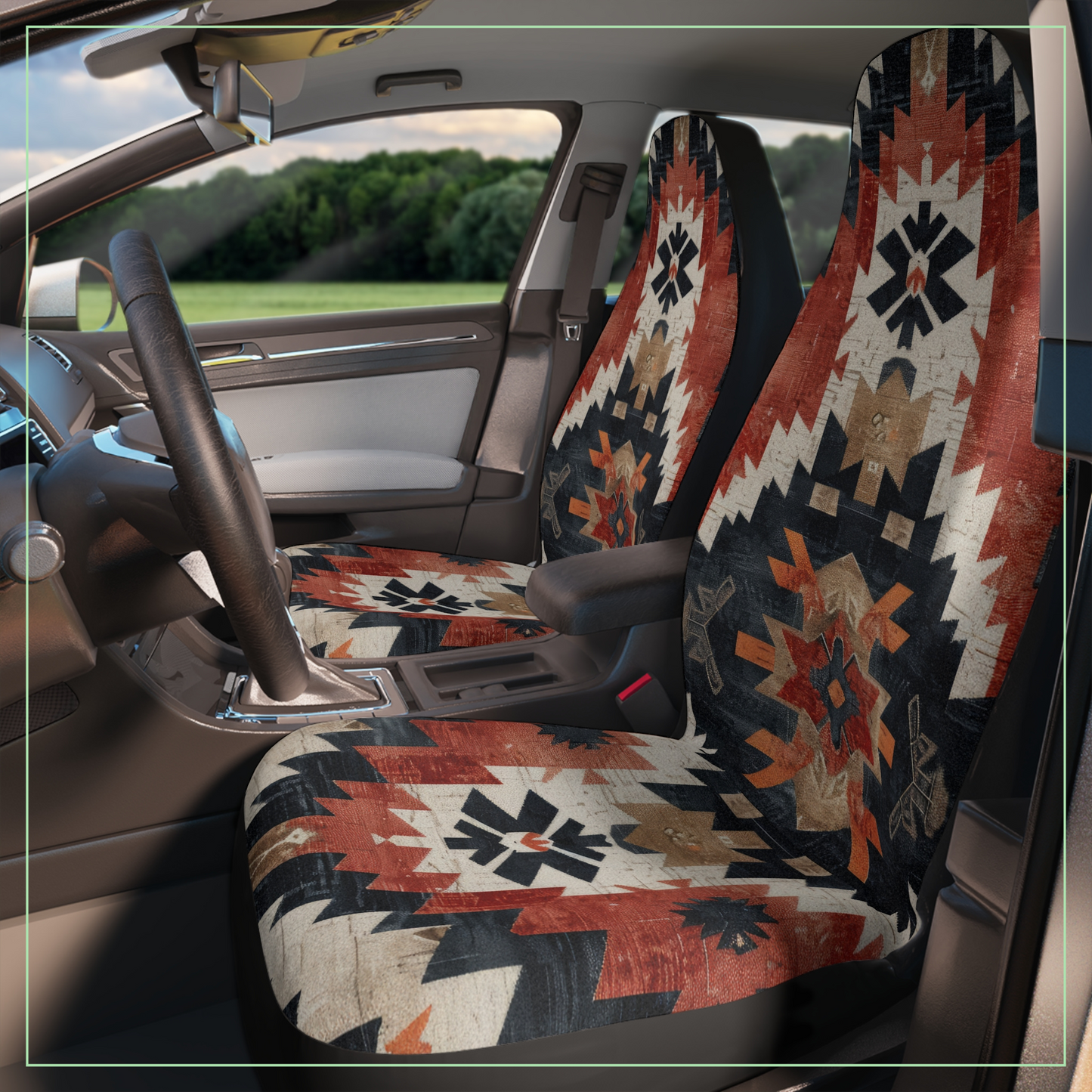 Boho Western Style Car Seat Covers