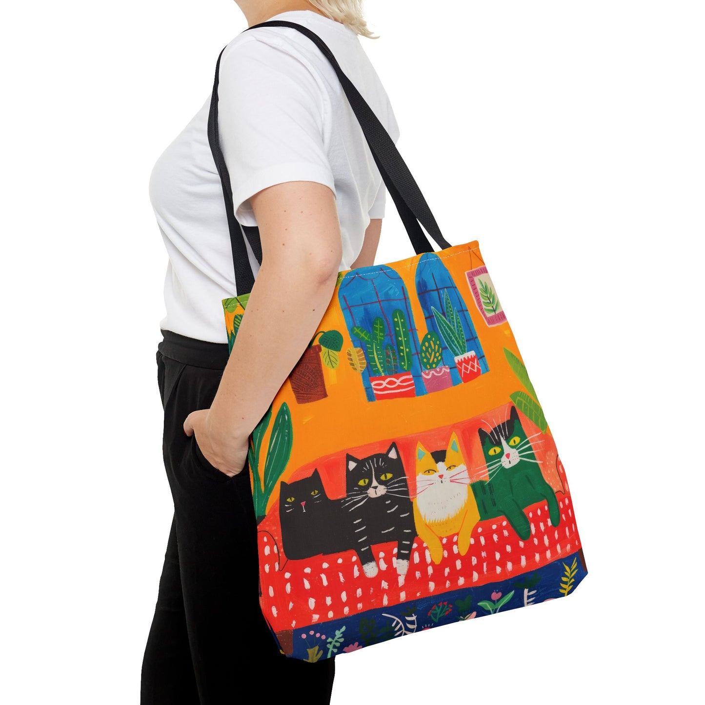 Cozy Cats Tote Bag (AOP)