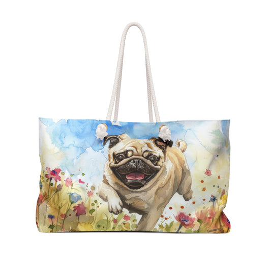 Pug in the Sun - Weekender Bag