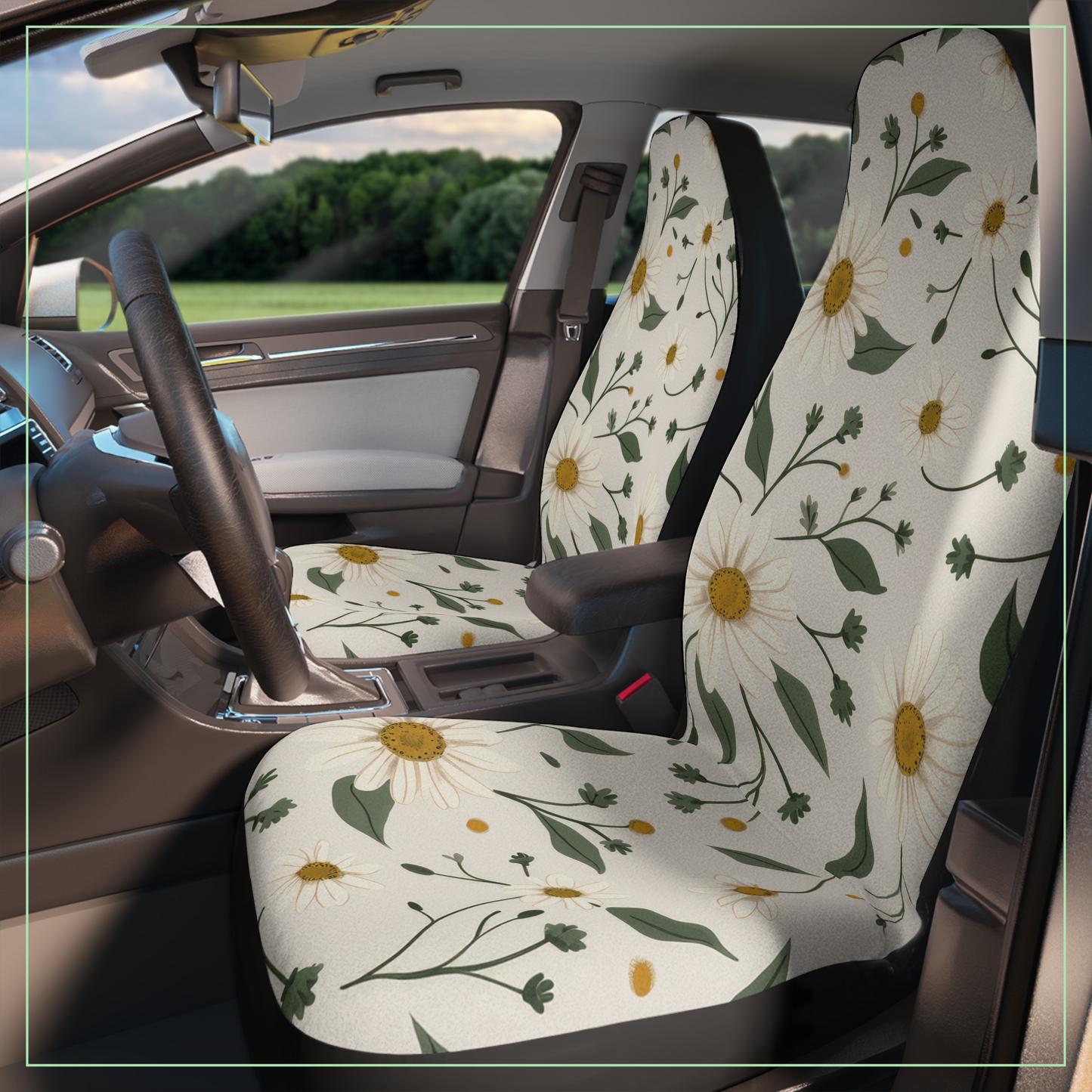 Daisy Delight Car Seat Covers