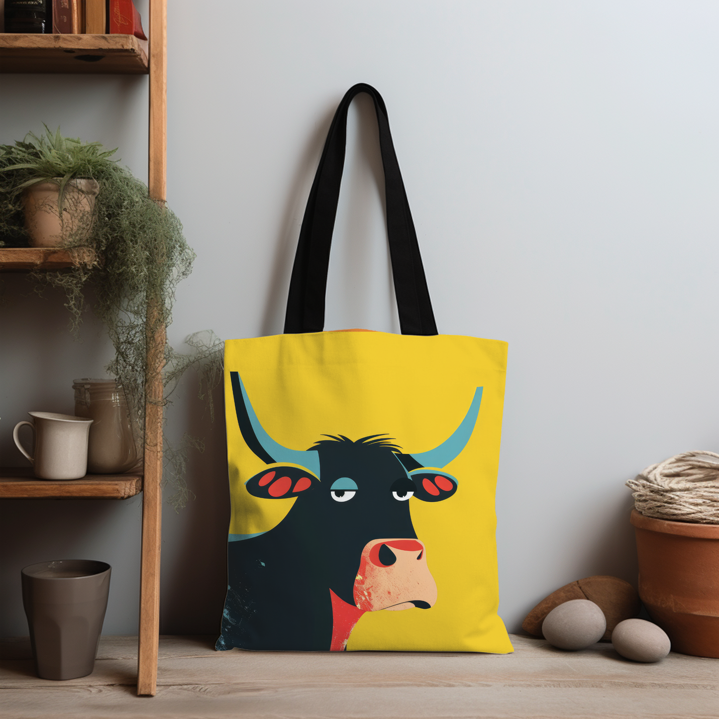 Moody Cow - Tote Bag