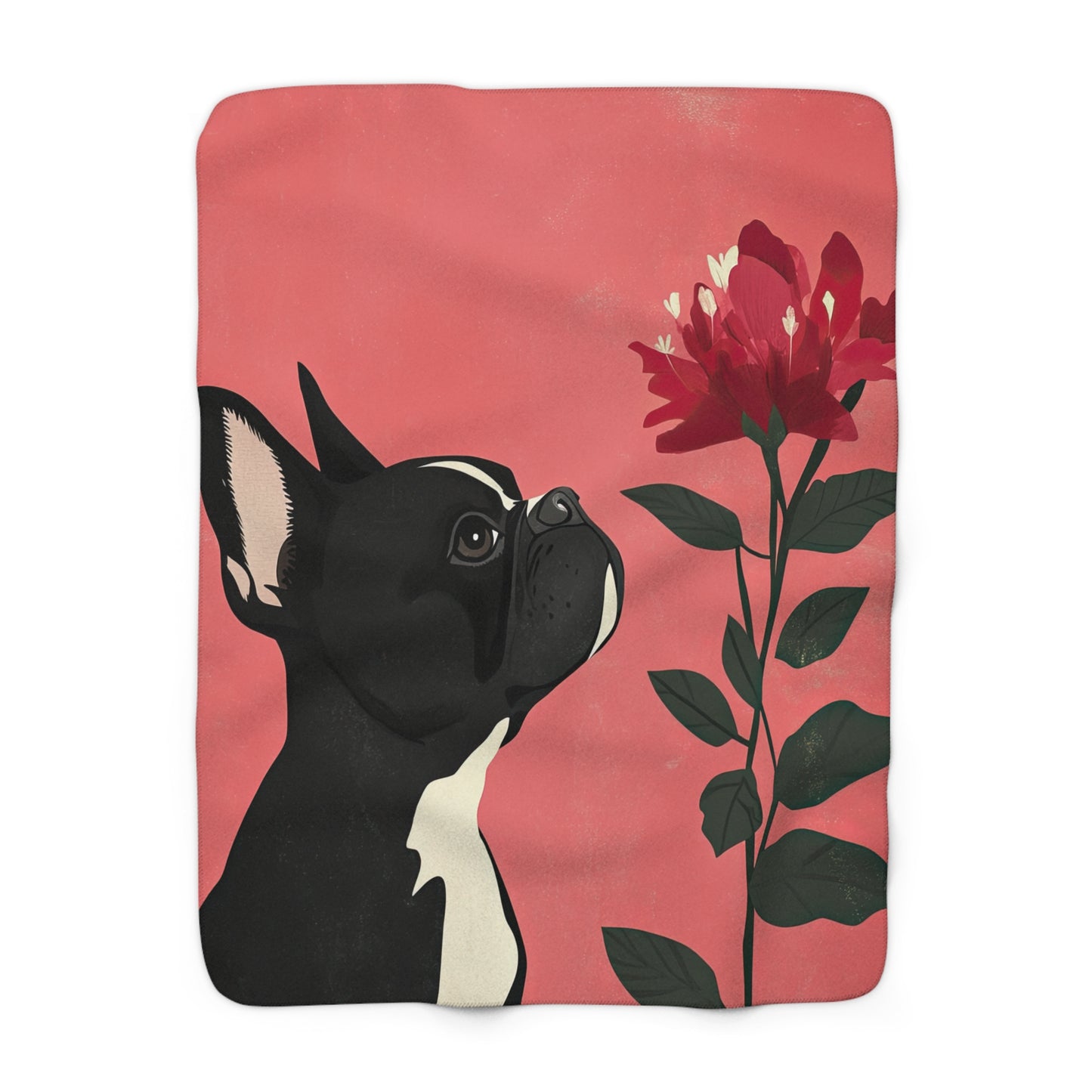 Frenchie & Bloom - Frenchie Sherpa Fleece Blanket