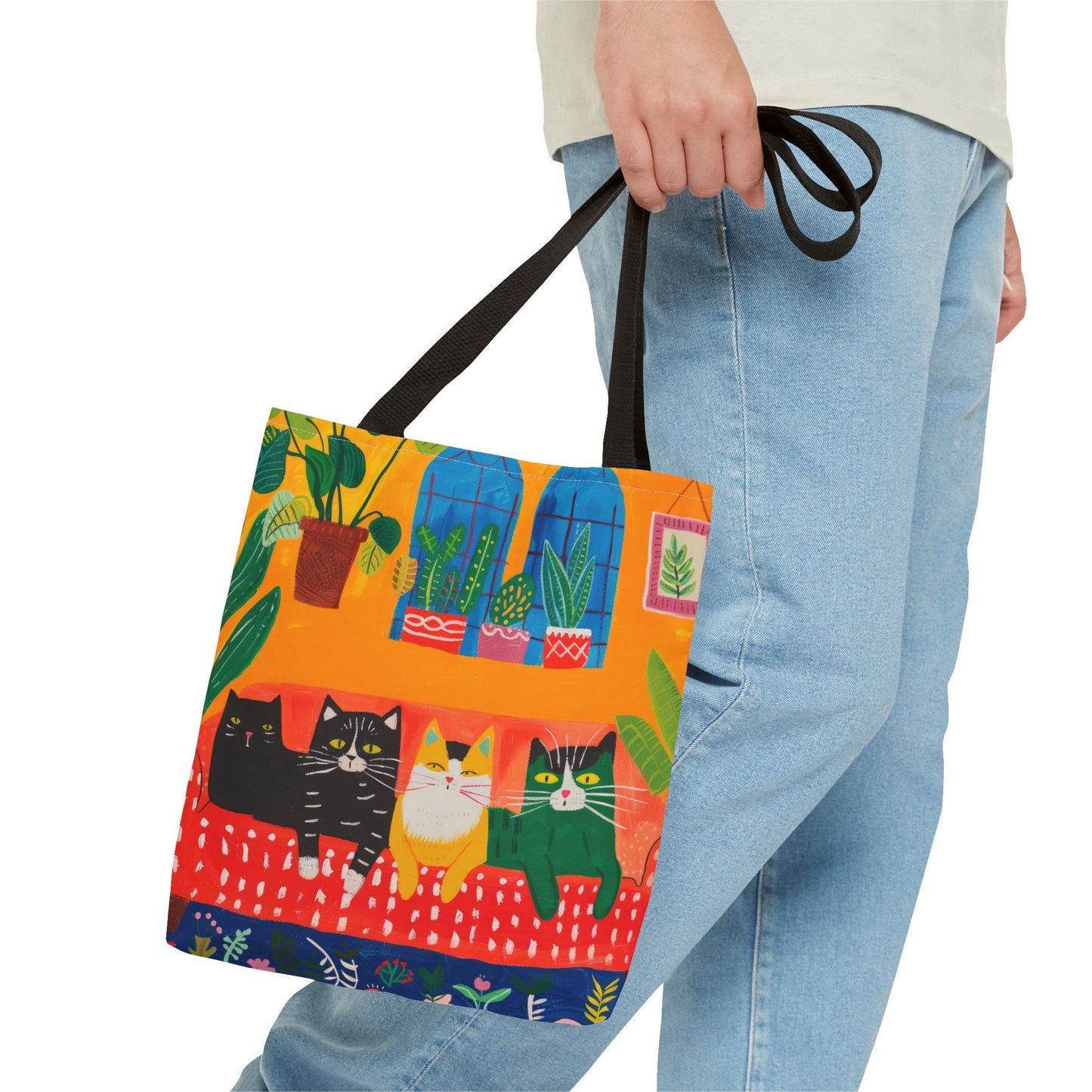 Cozy Cats Tote Bag (AOP)