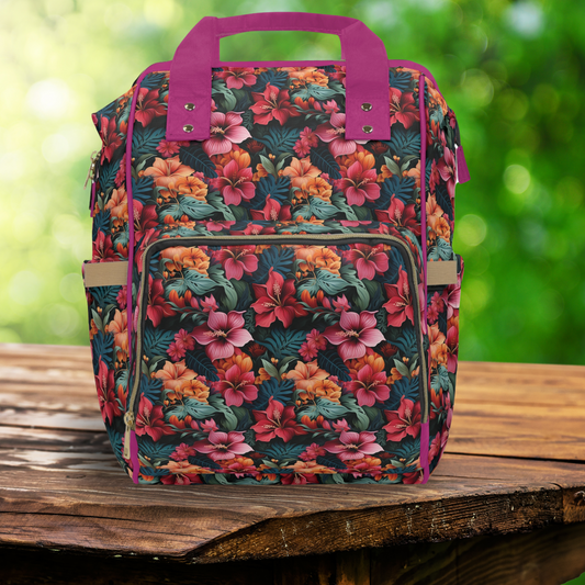 Tropical Bliss Multifunctional Backpack for Every Adventure