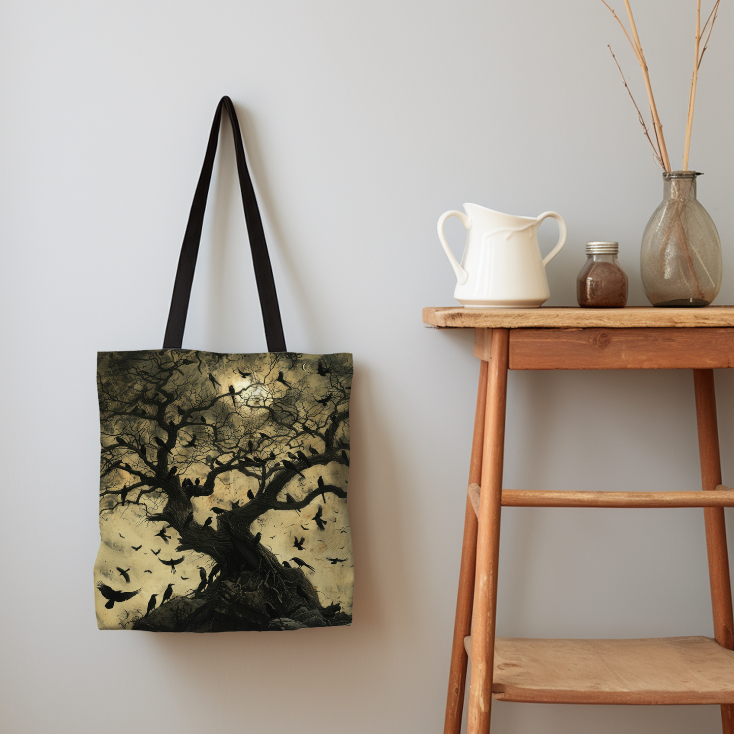 Moonlit Ravens - Tote Bag