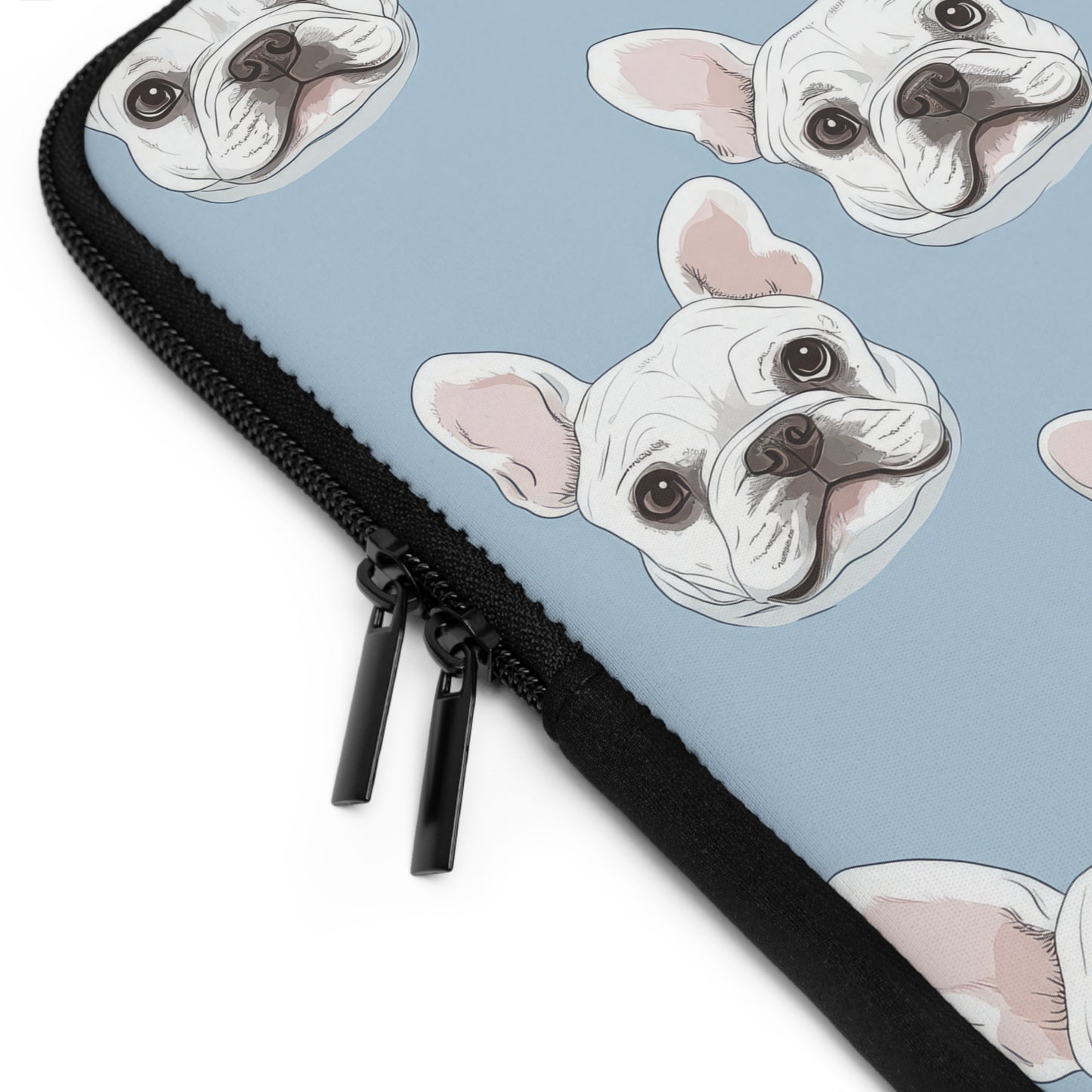 Blue Bulldog Bliss - Laptop Sleeve