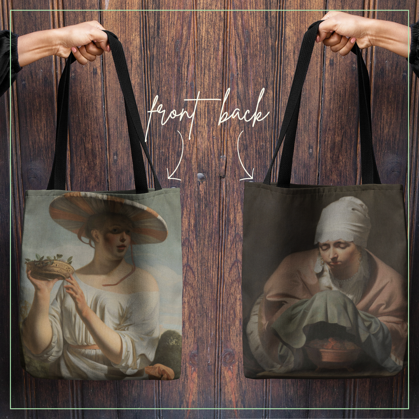 Art Tote Bag - Famous Painting Print from Dutch Painter Van Everdingen