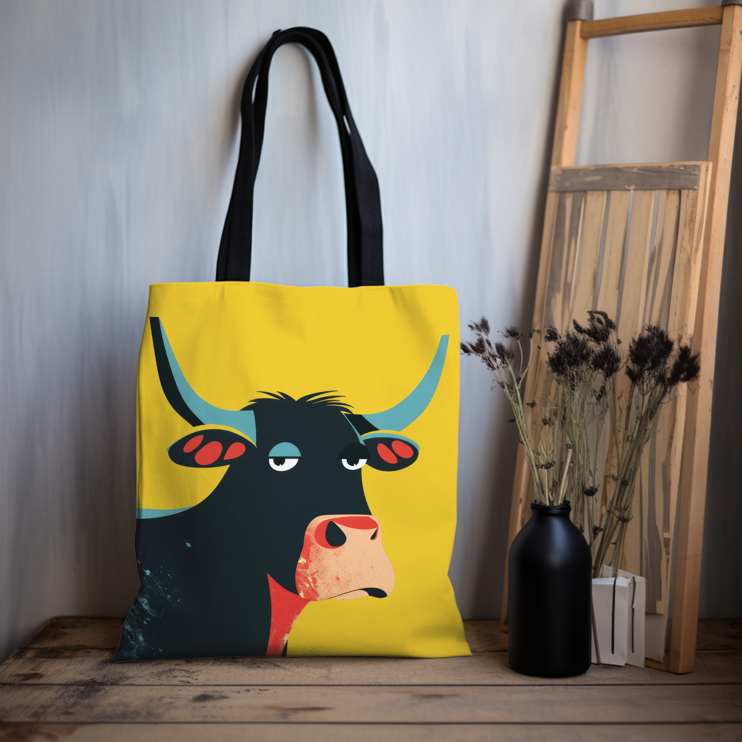 Moody Cow - Tote Bag