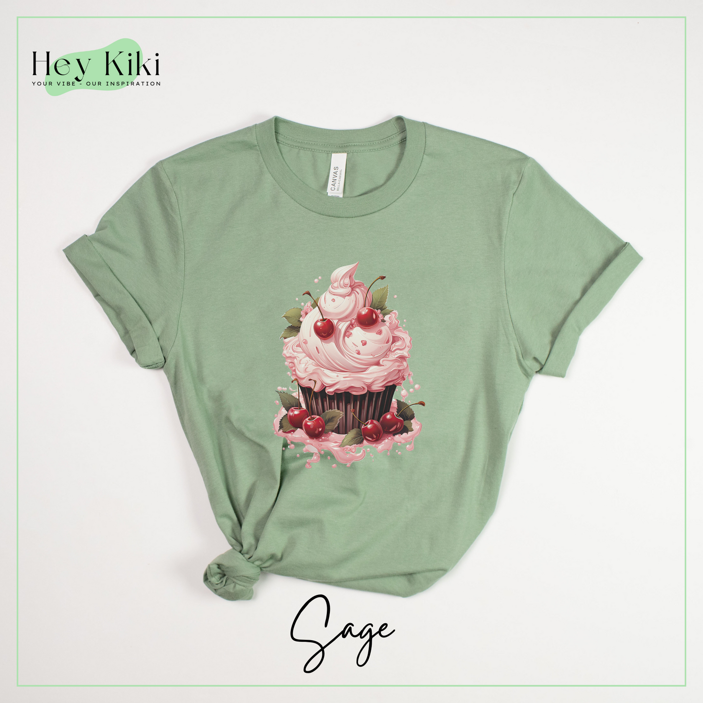 Sweet Surprise: Cherry Cupcake Tee