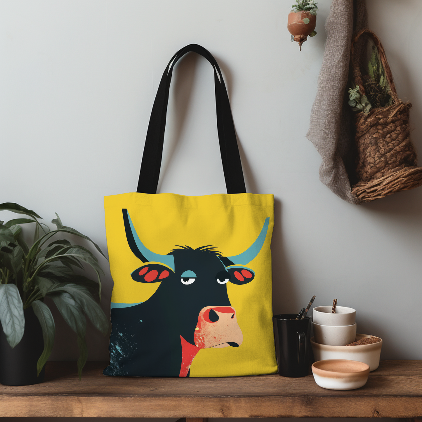 Moody Cow - Tote Bag