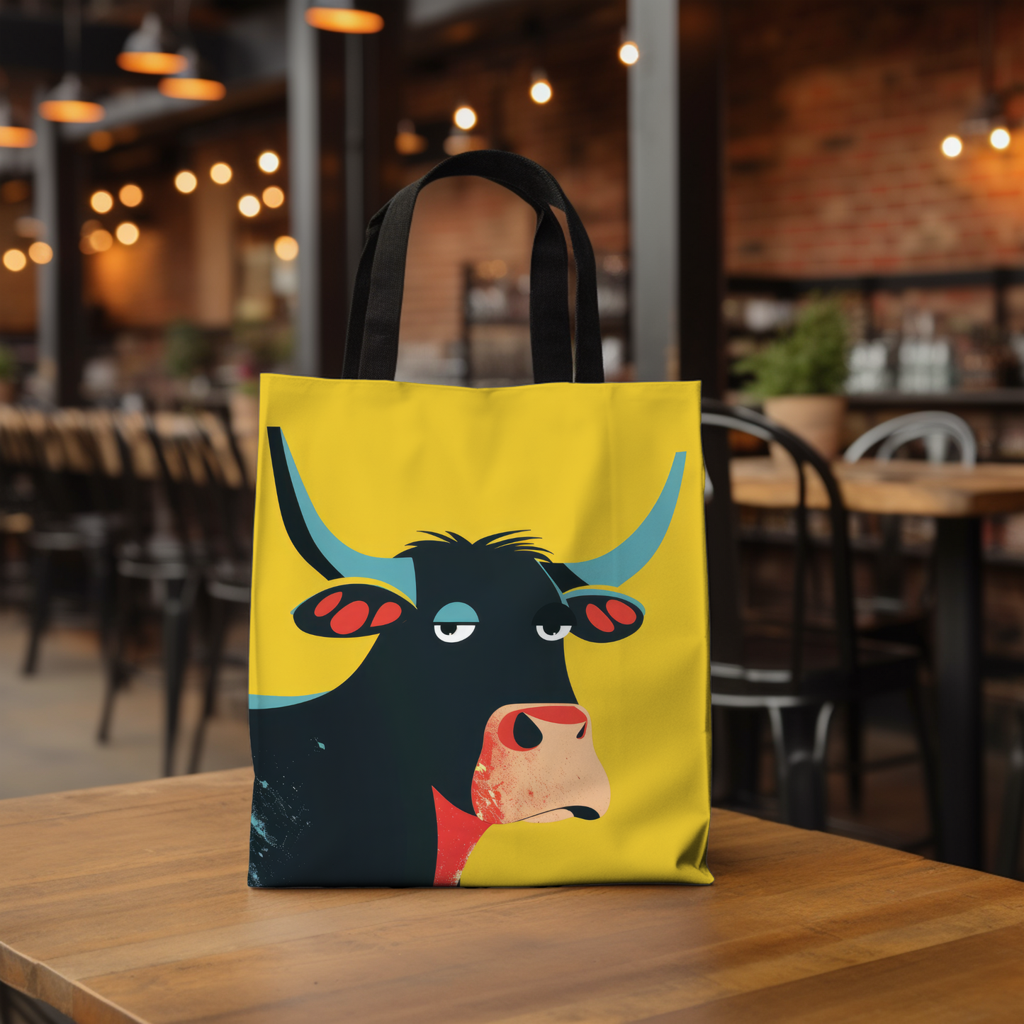 Moody Cow - Tote Bag